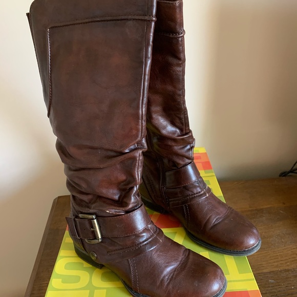 BareTraps Shoes - Brown Baretraps Riding Boots
